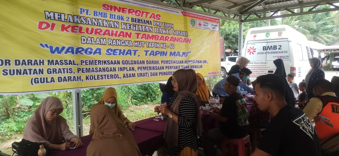 Bakti Sosial Titik Ke Lima Di Desa Sandaran Hatap Mendapatkan Antusias Warga 