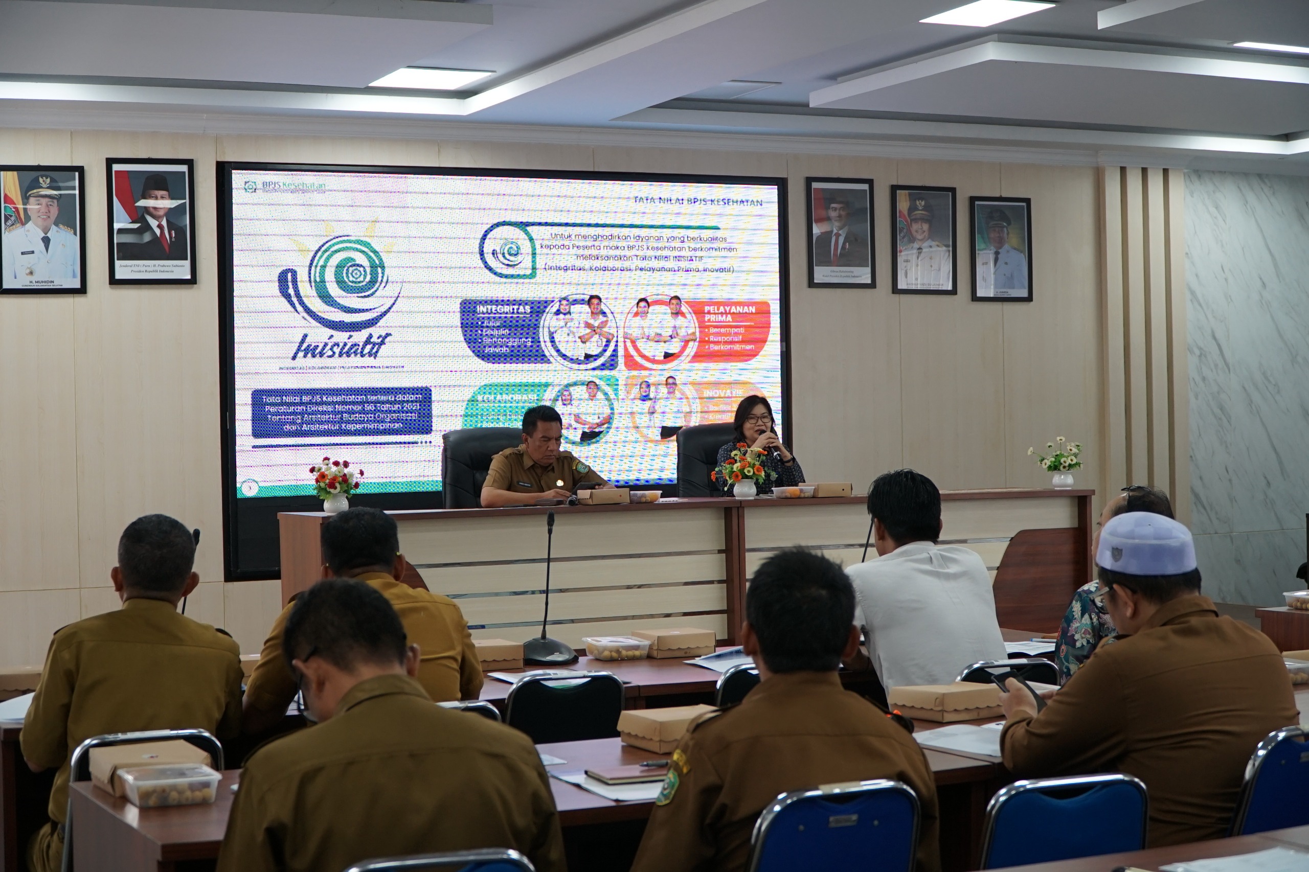Sekda Tapin Dorong Penguatan Sinergi Lintas Sektor dalam Forum Komunikasi dan Kemitraan BPJS Kesehatan Tahun 2026
