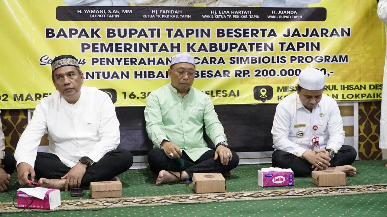Safari Ramadhan dan Buka Bersama Bupati Tapin di Desa Parandakan