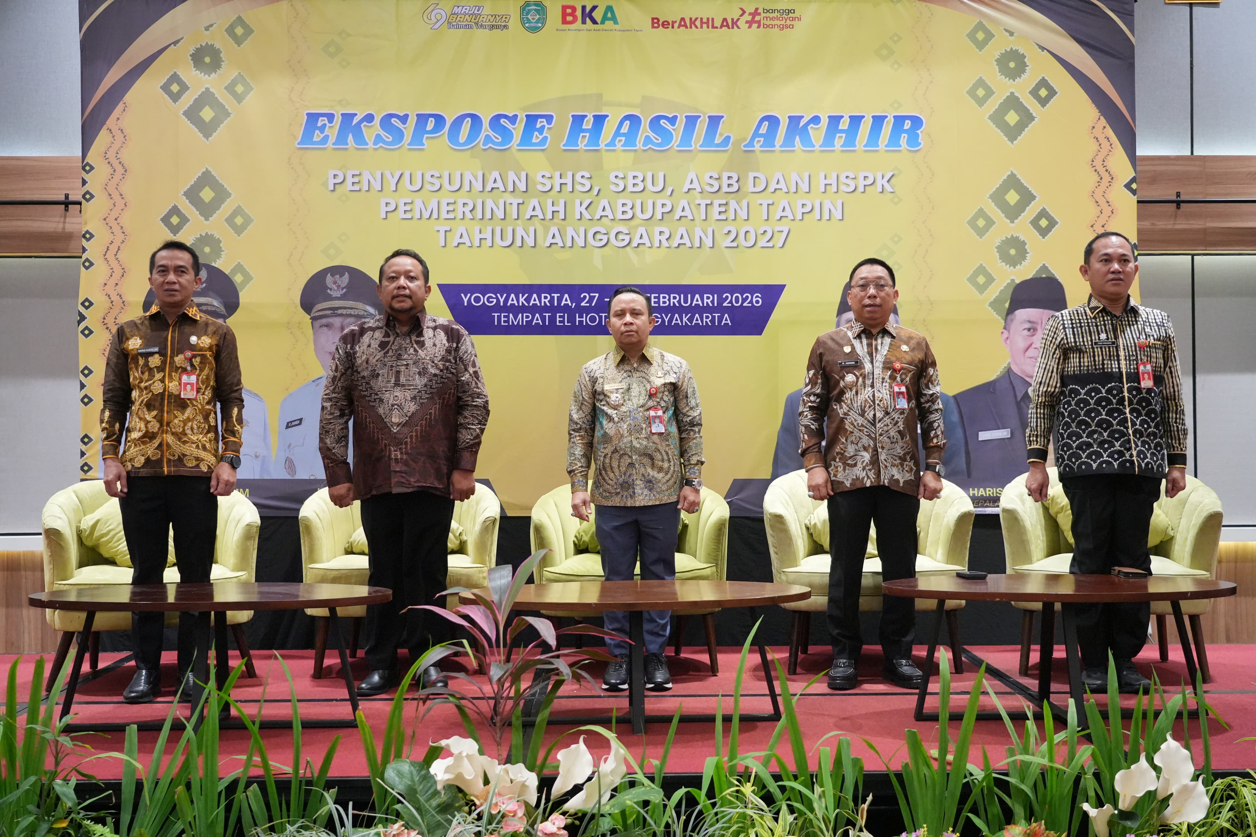 Ekspos Laporan Akhir Standar Harga Satuan (SHS) Lingkup Pemkab Tapin