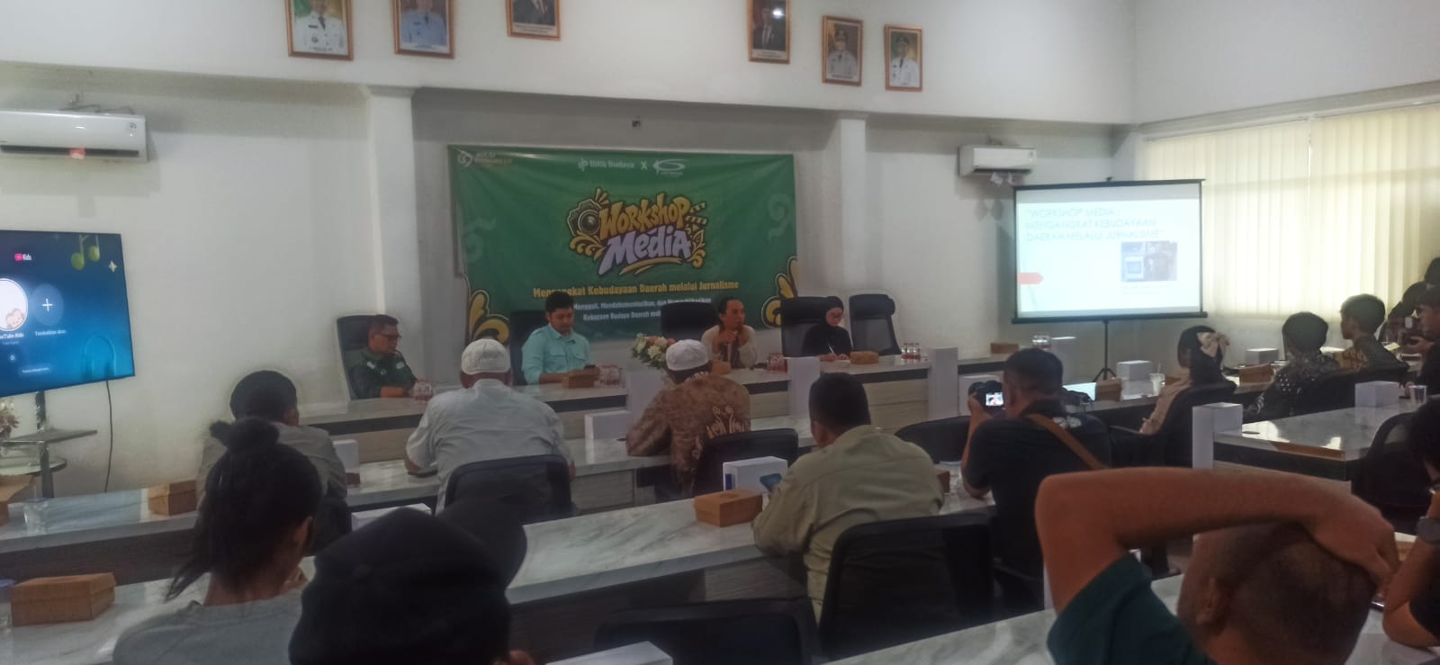 KPP Mining Dan Bilik Budaya Menyelenggarakan Workshop Media 