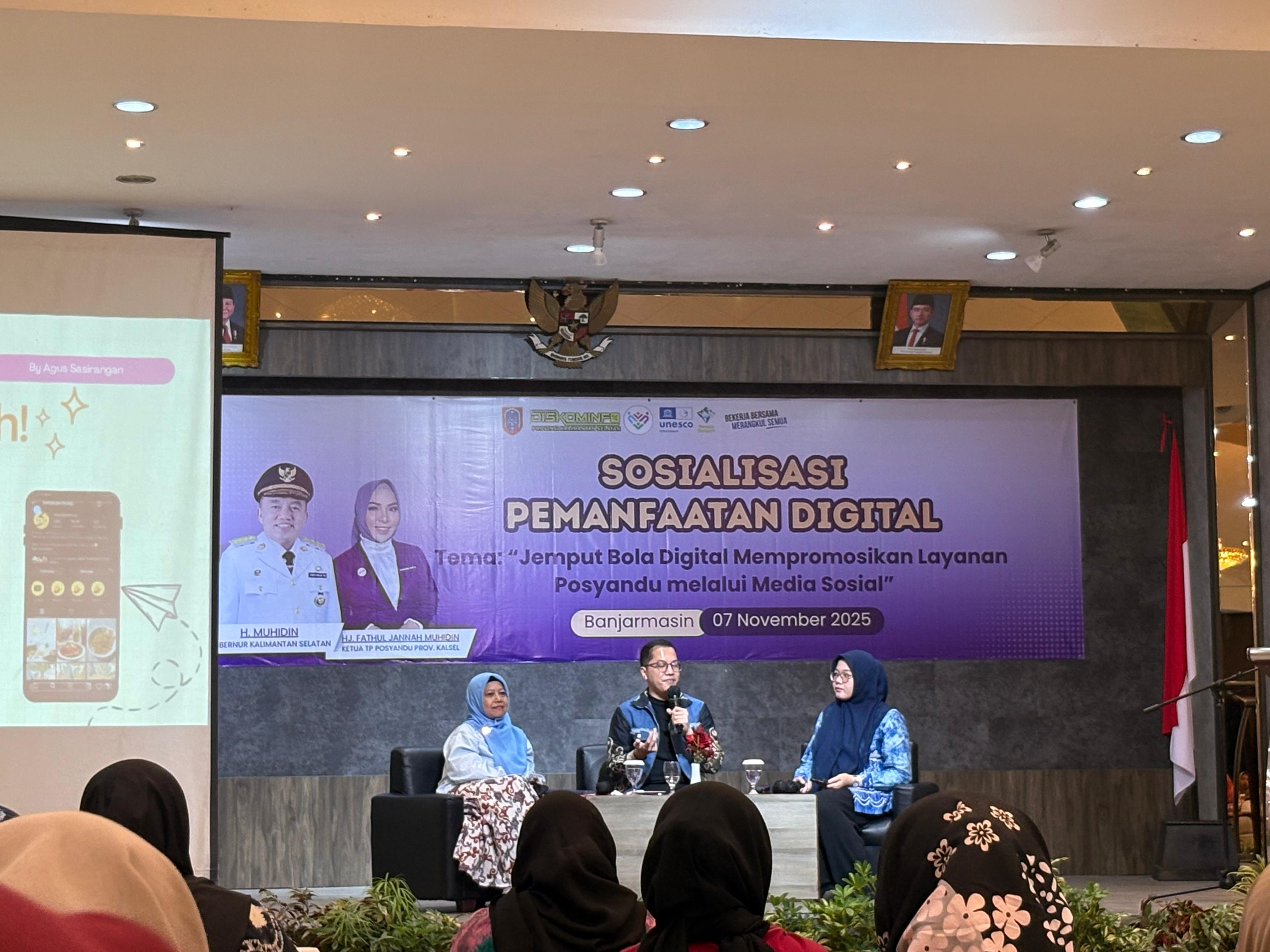 Sosialisasi Pemanfaatan Digital: “Jemput Bola Digital” Promosikan Layanan Posyandu Lewat Media Sosial