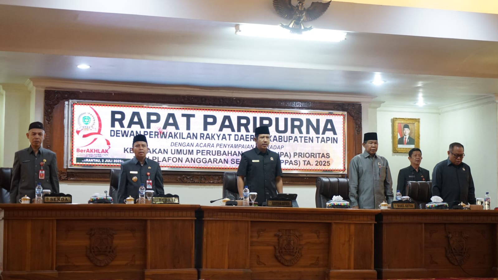Rapat Paripurna Dewan Perwakilan Rakyat Daerah Kabupaten Tapin
