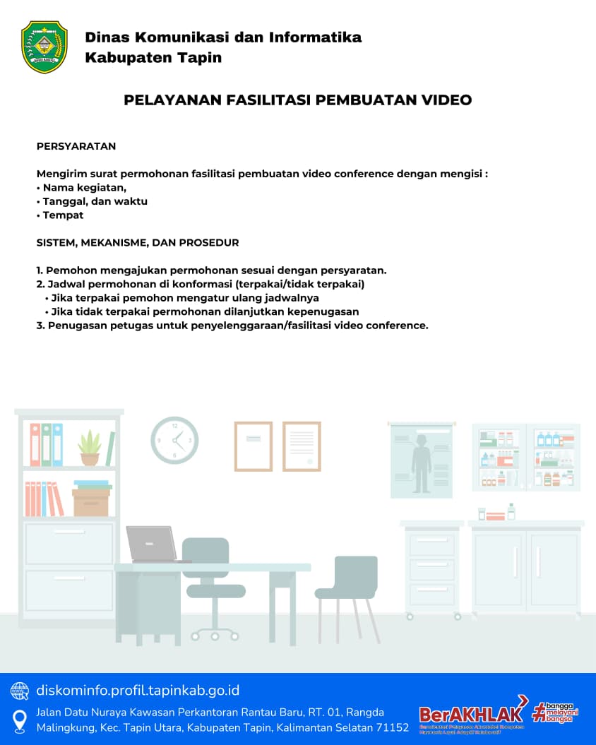 Standar Pelayanan Fasilitasi Pembuatan Video