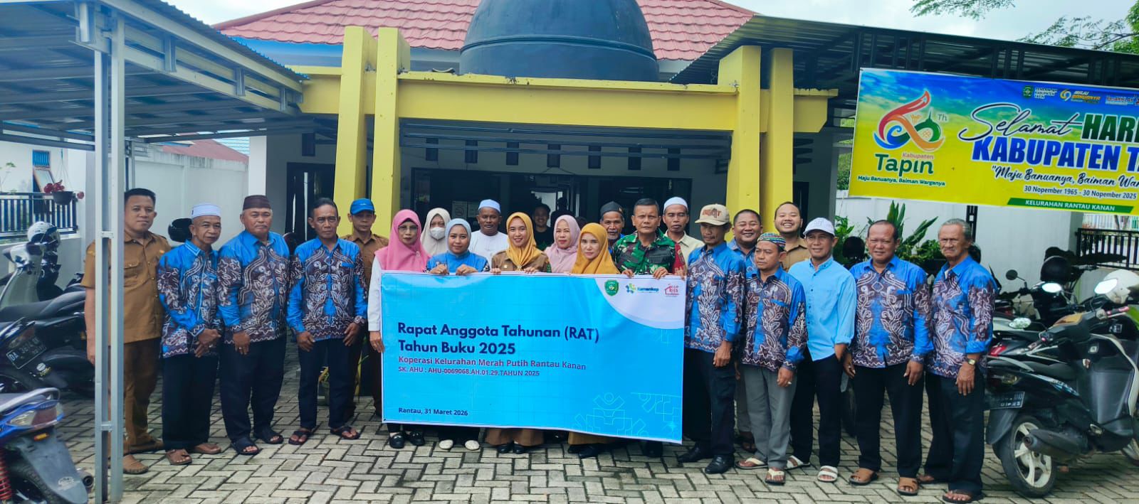 Luar Biasa. Koperasi Merah Putih Kelurahan Rantau Kanan Gelar RAT Perdana