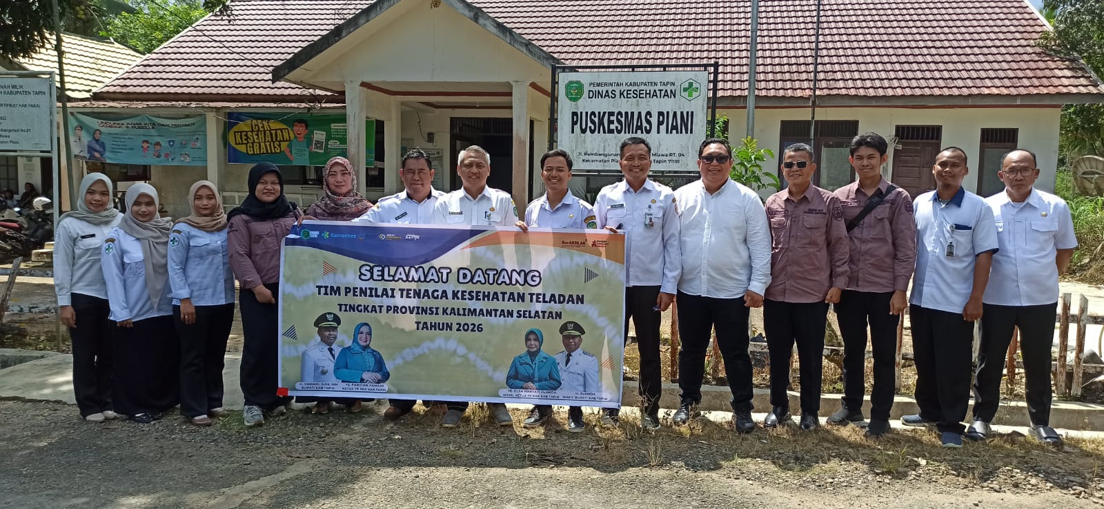 Tim Penilai Tenaga Kesehatan Teladan Provinsi Kalsel Kunjungi Tapin 