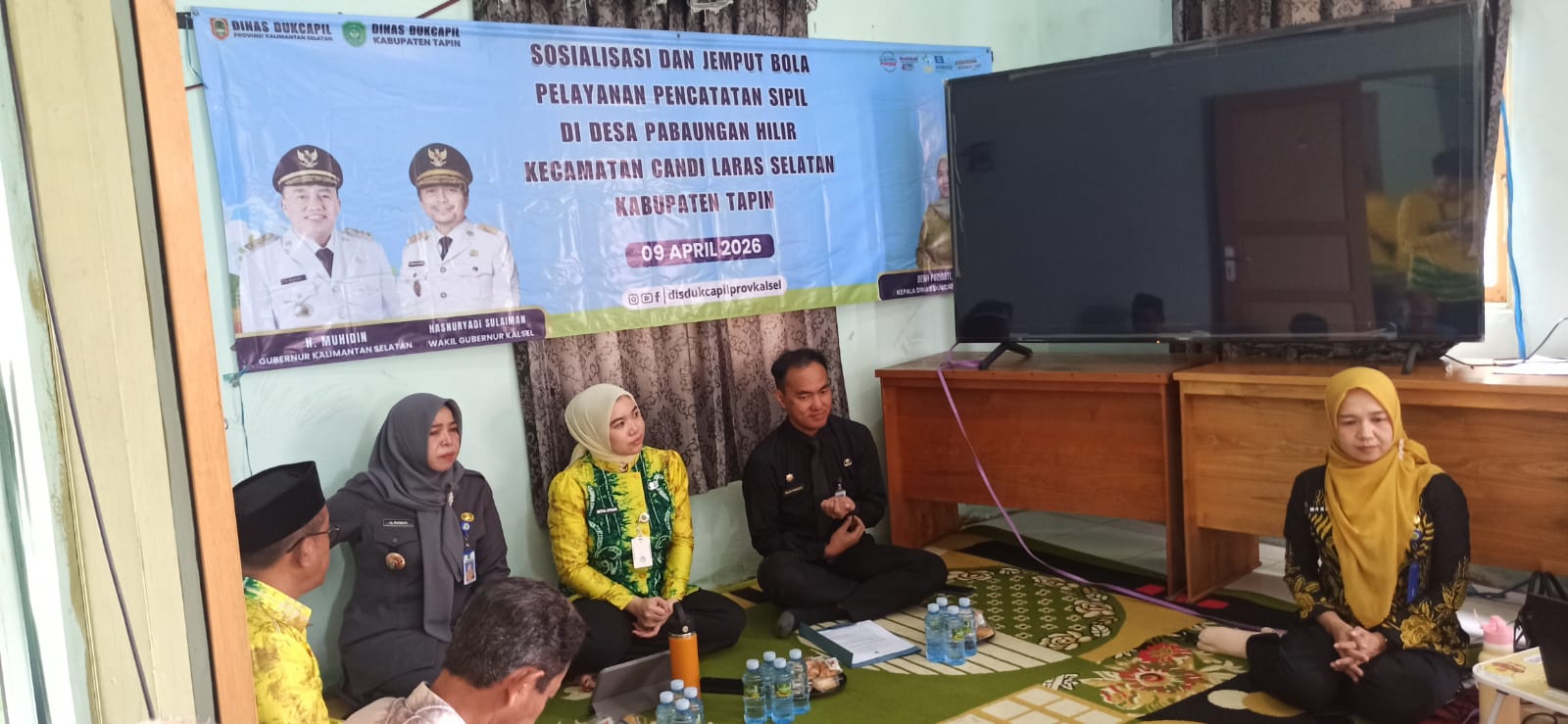 Sosialisasi Dan Edukasi Pencatatan Sipil Disdukcapil Provinsi Di Desa Pabaungan Hilir 