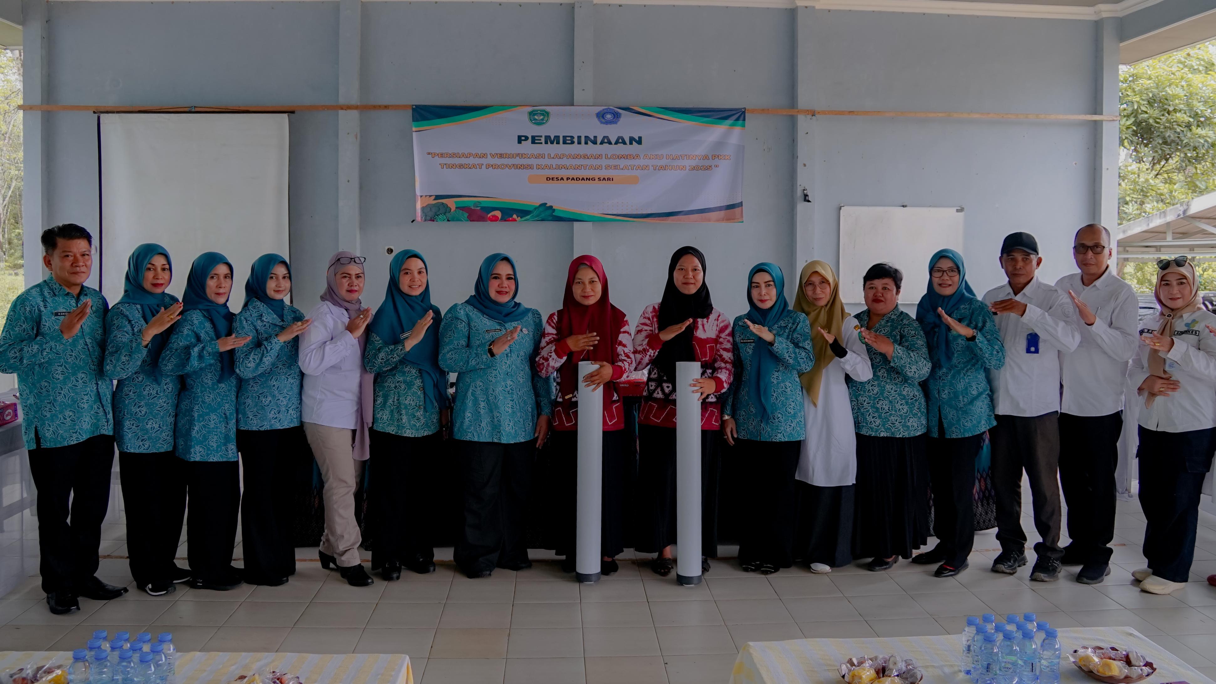 Pembinaan Persiapan Lomba “Aku Hatinya PKK” Tingkat Provinsi di Desa Padangsari
