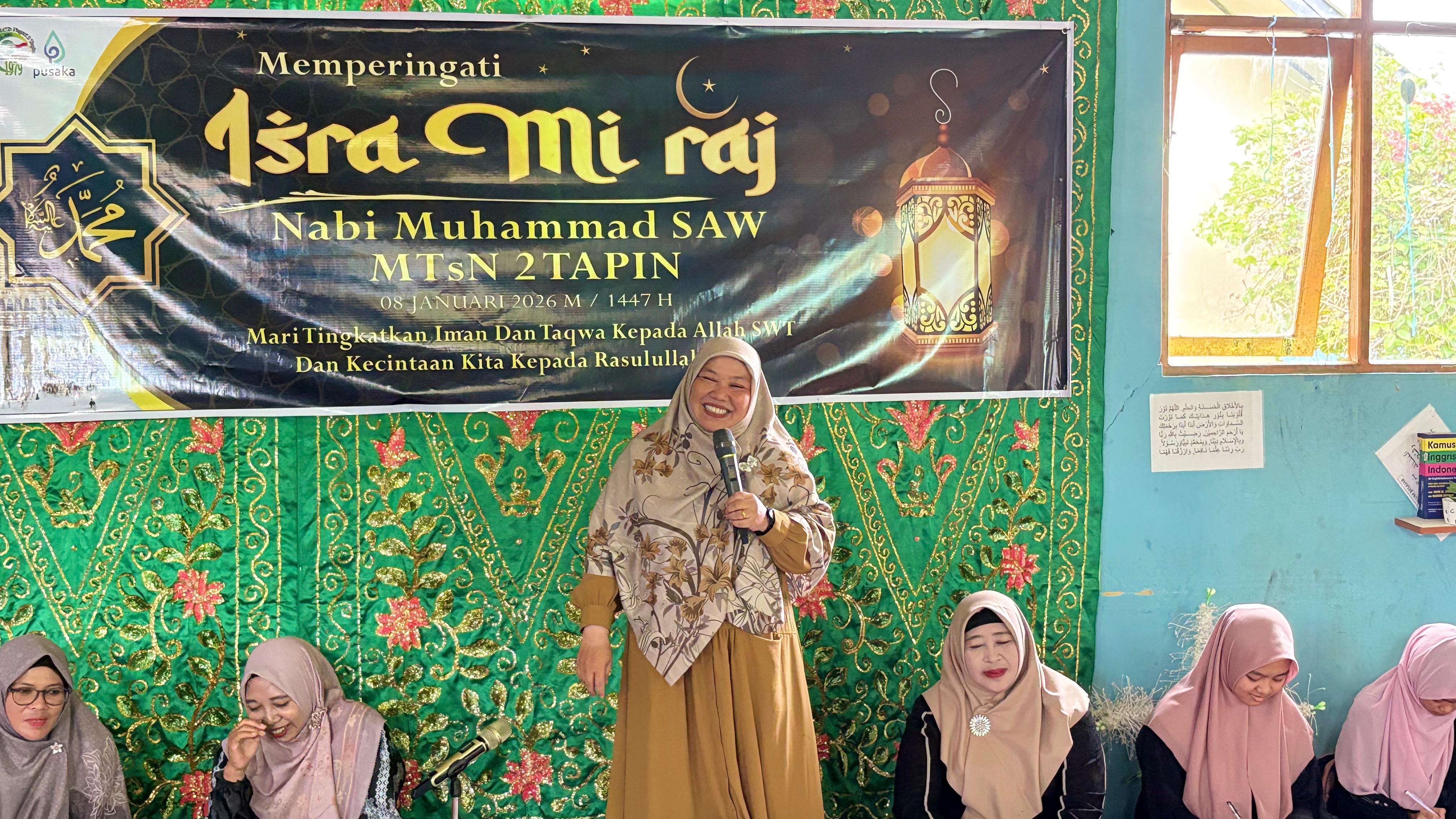 MTSN 2 Tapin Peringati Isra Mi'raj Nabi Muhammad SAW
