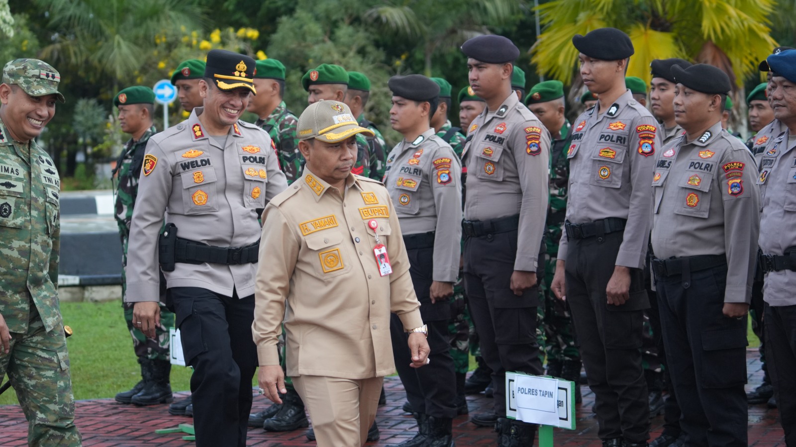 Bupati Tapin Pimpin Apel Gelar Pasukan dan Peralatan Siaga Darurat Hadapi Karhutla dan Kekeringan Tahun 2026