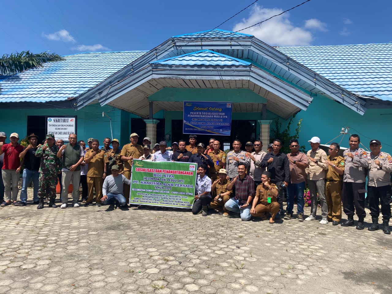 Sosialisasi Karhutla Dan Penandatangan MOU PT.KAP dan KTPA