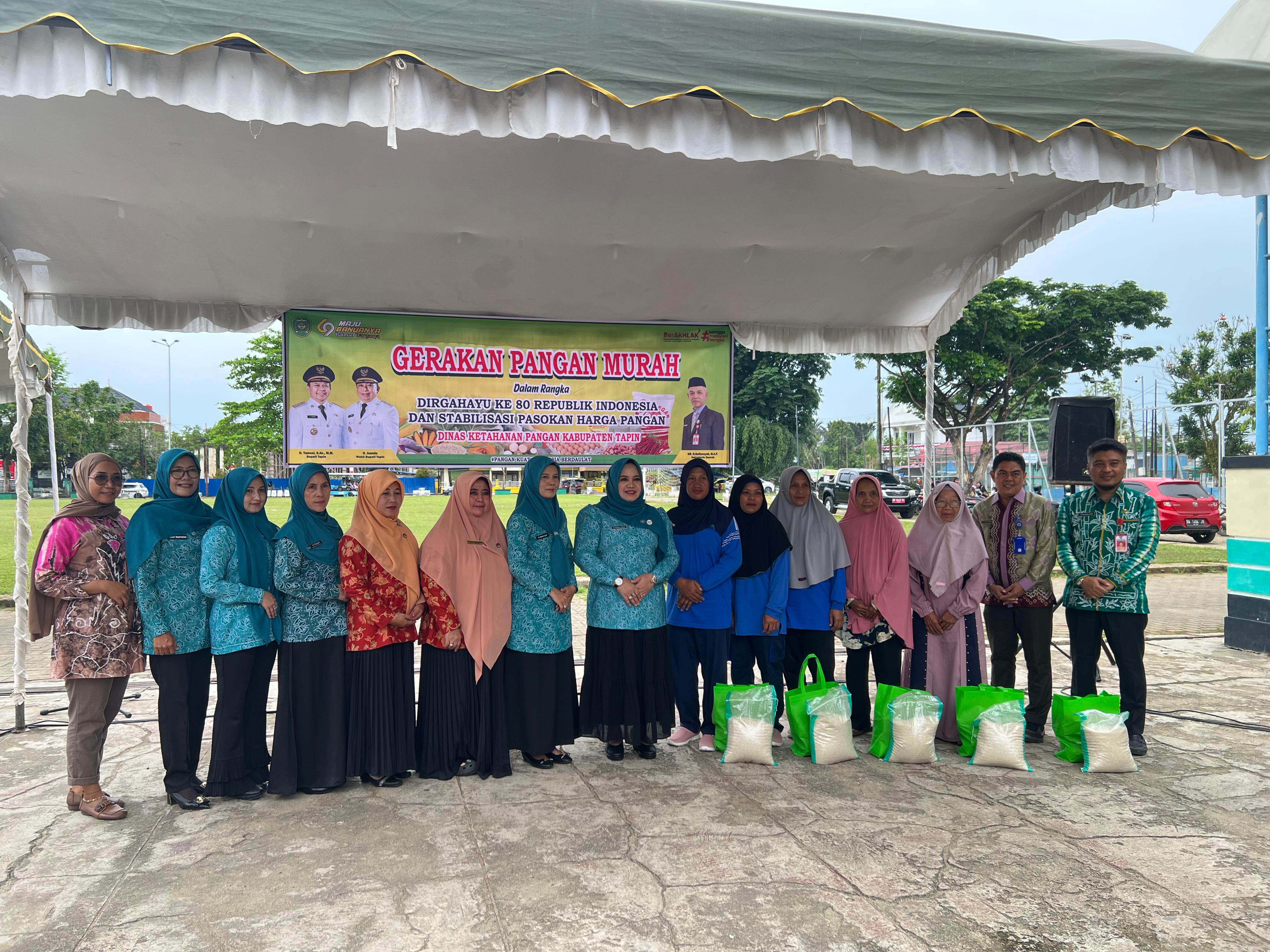 Dinas Ketahanan Pangan Gelar Pasar Murah Dalam Rangka HUT RI