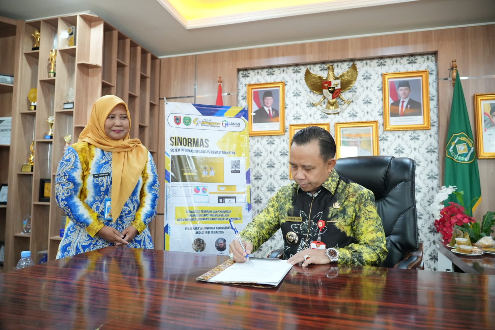 Pejabat Pemkab Tapin Dukung Aksi Perubahan Sinormas 