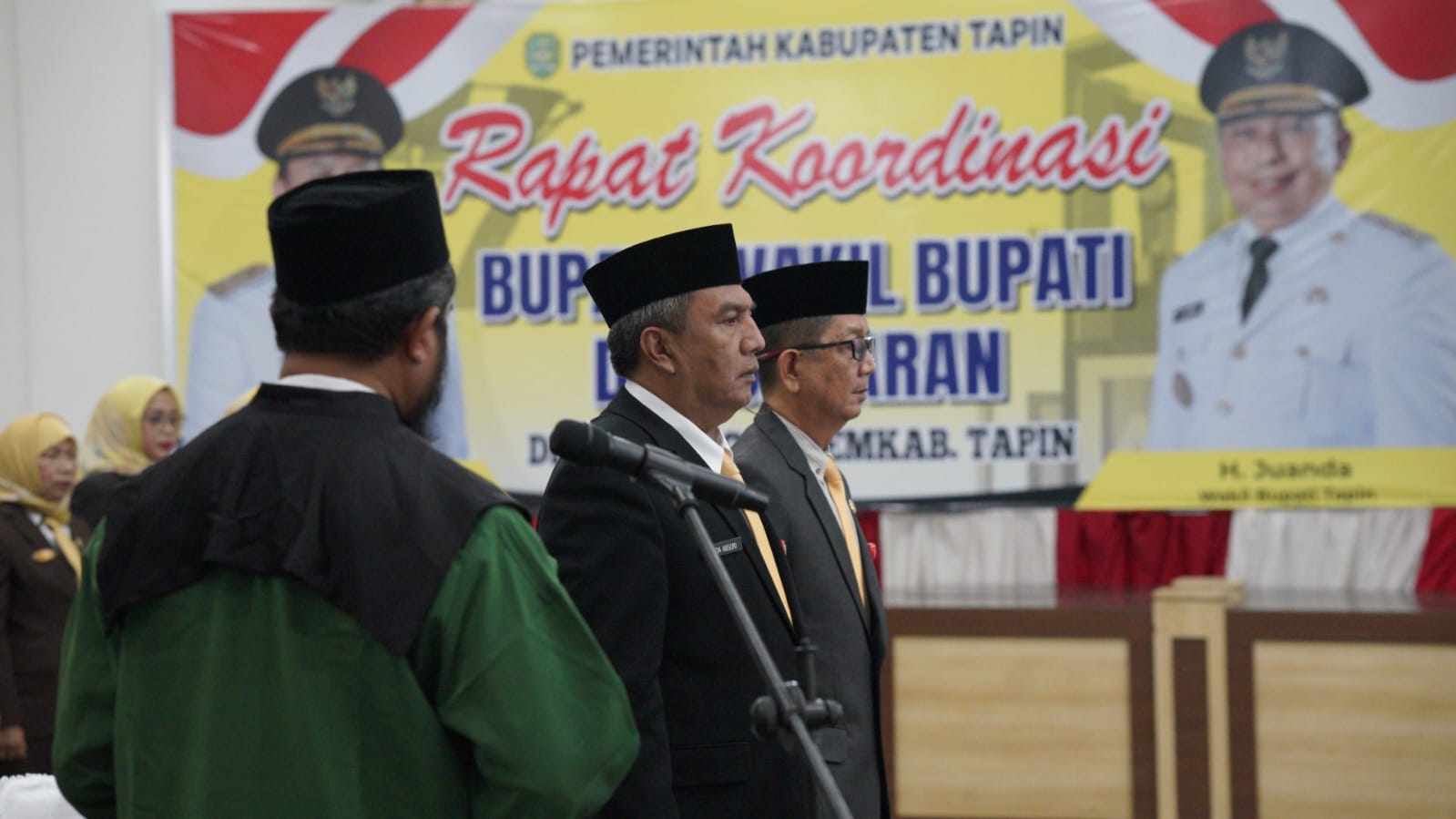 Pelantikan dan Pengambilan Sumpah/Janji Jabatan Penjabat Sekretaris Daerah dan Penjabat Pimpinan Tinggi Pratama di Lingkungan Pemerintah Kabupaten Tapin