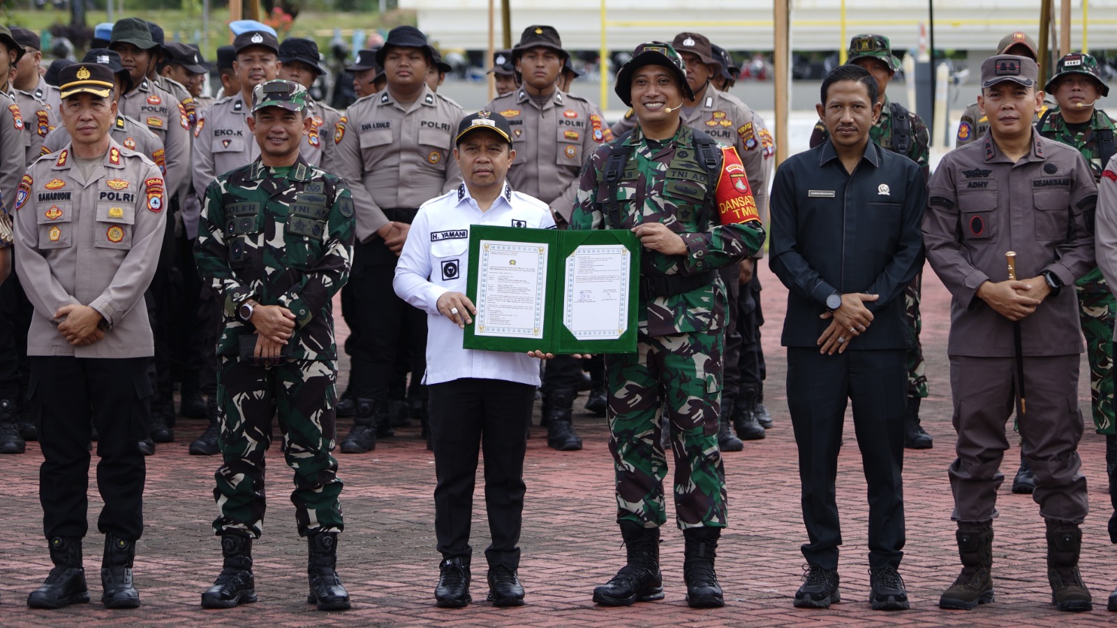 Upacara Pembukaan TMMD ke-128 TA 2026 Kodim 1010/Tapin Resmi Digelar, Bupati Tapin Jadi Inspektur Upacara