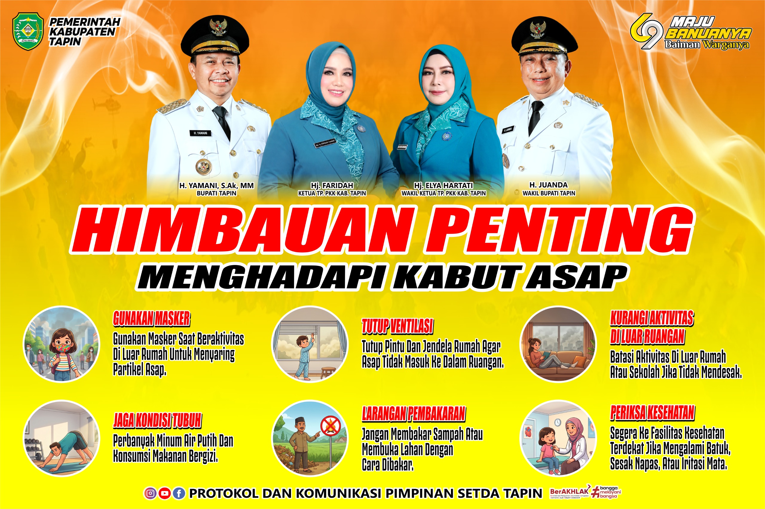 Himbauan Penting Menghadapi Kabut Asap