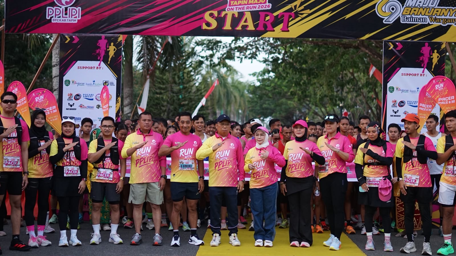 Wakil Bupati Tapin Resmikan PPLIPI RUN 5K 2026, Dorong Budaya Hidup Sehat Masyarakat