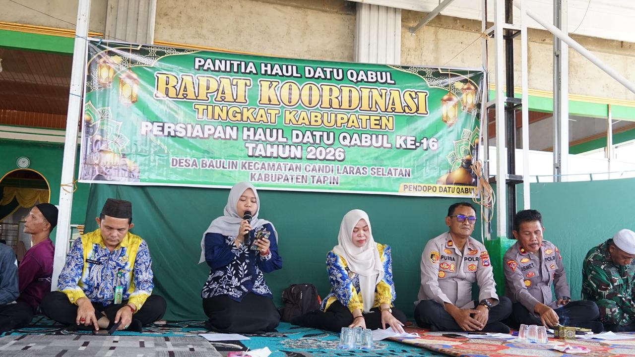 Rapat Koordinasi Tingkat Kabupaten Persiapan Haul Datu Qabul ke-16 Tahun 2026