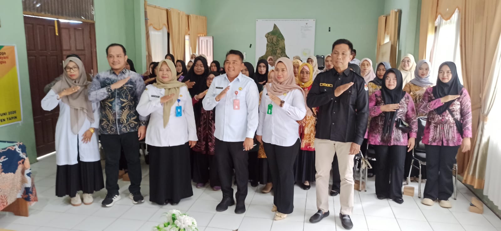 Sosialisasi Pendidikan Politik Bagi TP PKK Desa Dan Kelurahan Se Tapin Utara 