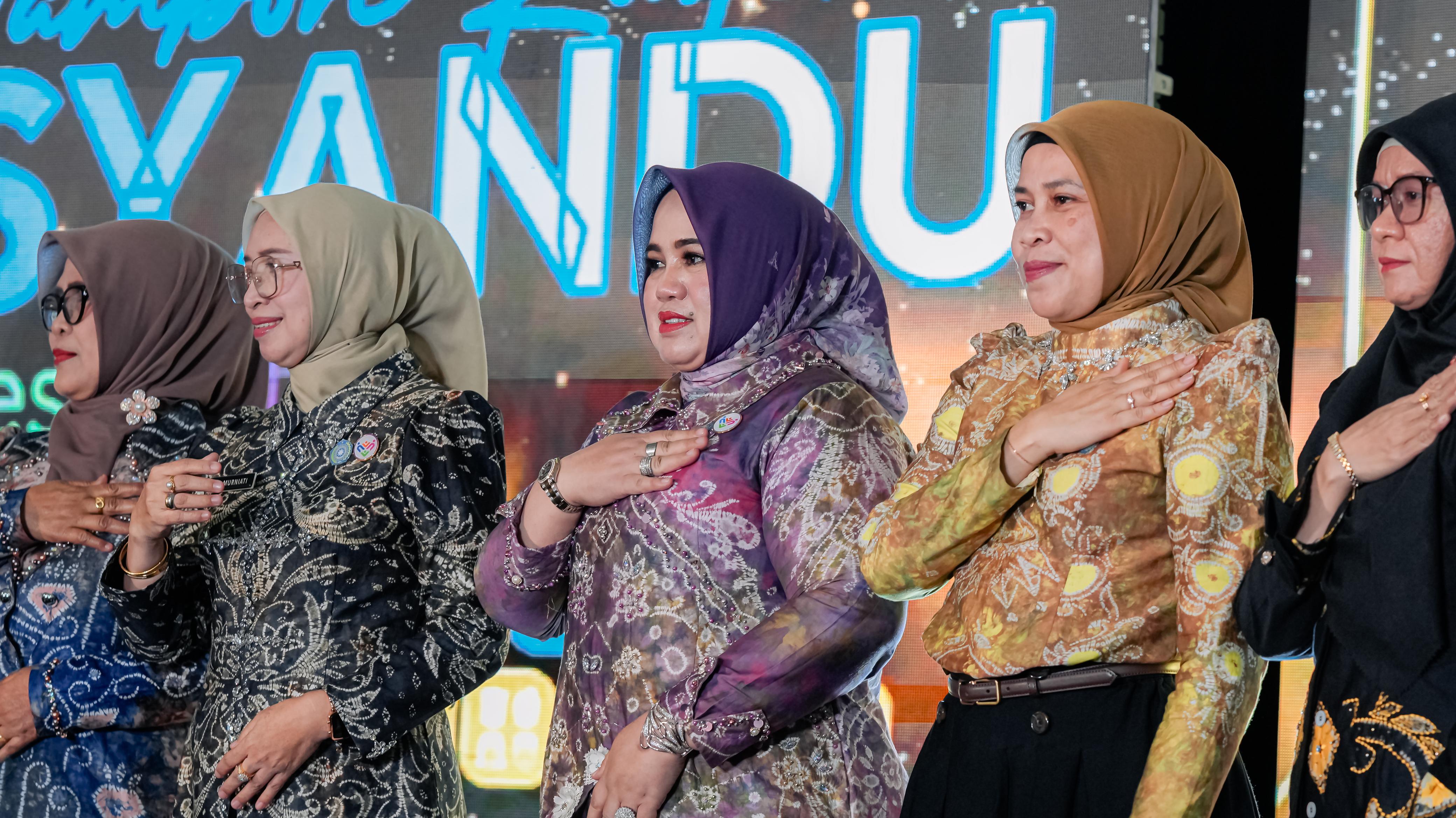Hari Kedua Jambore Kader Posyandu Provinsi Kalsel, Ketua TPP PKK Tapin Beri Dukungan Langsung